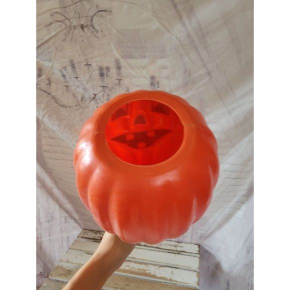 Pumpkin blow mold cover pathway Halloween decor light up - Picture 6 of 10